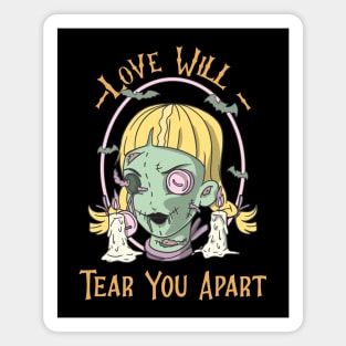 Love Will Tear You Apart – Halloween Design Magnet